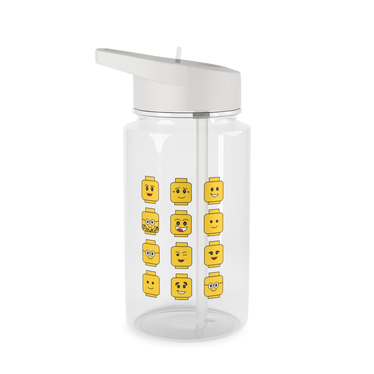 Characters - Bricks Clear Water Bottle