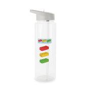 Bricks Instruction Set Clear Water Bottle 6