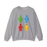 Bricks Figures Rainbow Sweatshirt 3