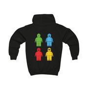 Bricks Figures Rainbow Kids Hoodie 6