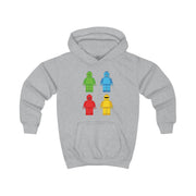 Bricks Figures Rainbow Kids Hoodie 3