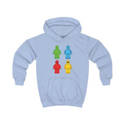 Bricks Figures Rainbow Kids Hoodie 7