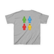 Bricks Figures Rainbow Kids T-Shirt 4