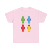 Bricks Figures Rainbow T-Shirt 9