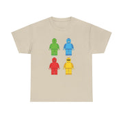 Bricks Figures Rainbow T-Shirt 7