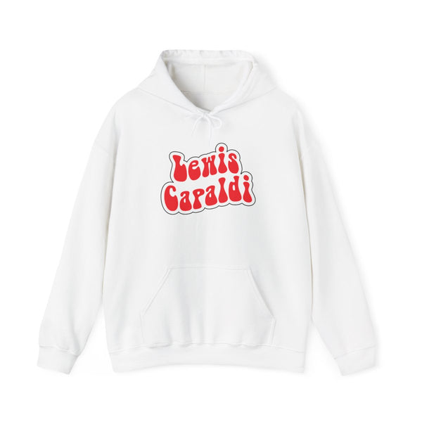 Red Name Hoodie White Front
