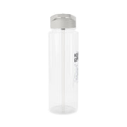 How Did I Get Here Outline Clear Water Bottle 8