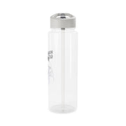 How Did I Get Here Outline Clear Water Bottle 9