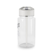 How Did I Get Here Outline Clear Water Bottle 4