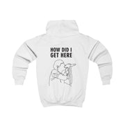 How Did I Get Here Outline Kids Hoodie 2
