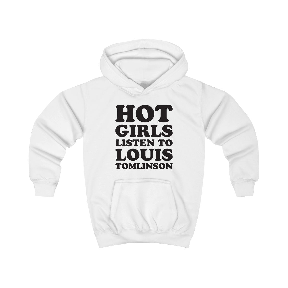 Hot Girls Listen To Louis Kids Hoodie