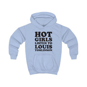 Hot Girls Listen To Louis Kids Hoodie 6