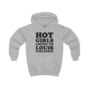 Hot Girls Listen To Louis Kids Hoodie 4