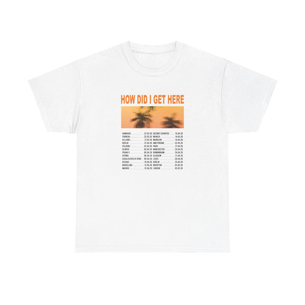 HDIGH Tour 2026 T-Shirt White Front