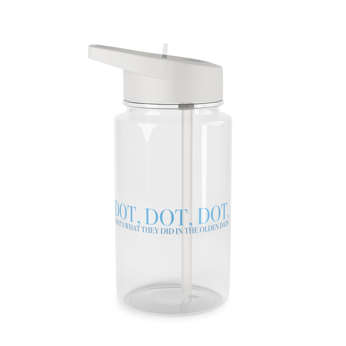 Dot, Dot, Dot Clear Water Bottle