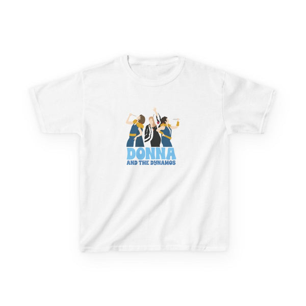 Donna And The Dynamos Kids T-Shirt White Front