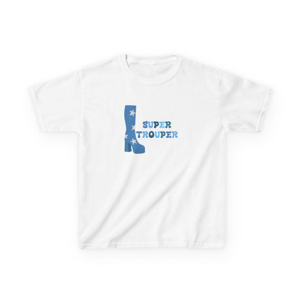 Super Trouper Kids T-Shirt White Front