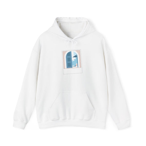 The Balcony - Mamma Mia Hoodie White Front