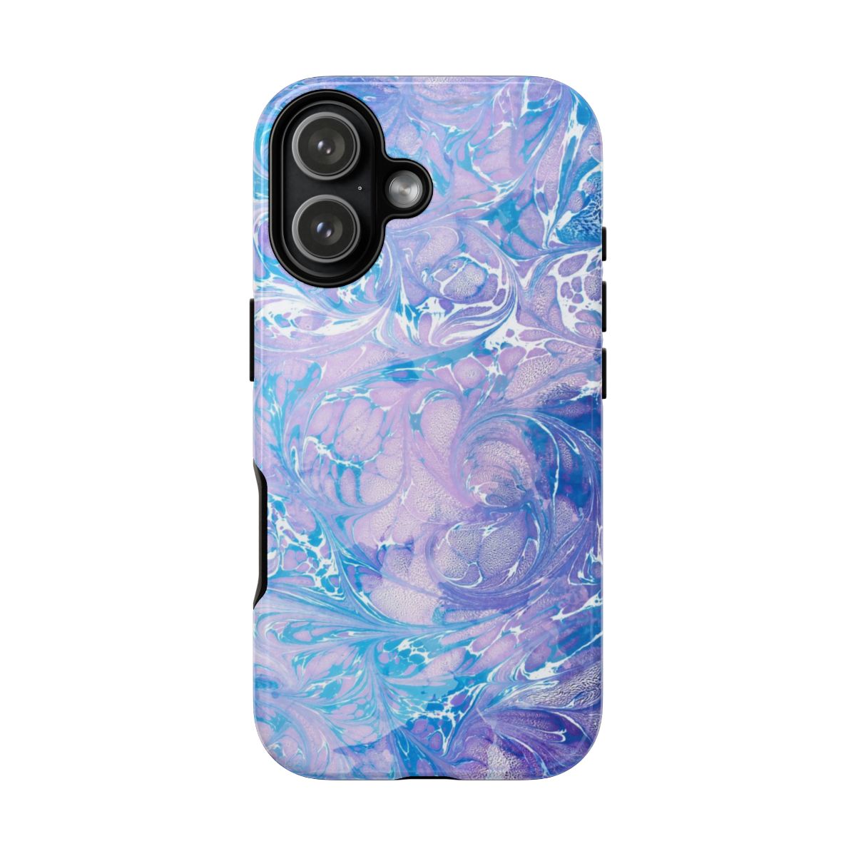 Sea Blue Swirly Marble Phone Case