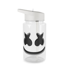 White Helmet DJ Helmet Clear Water Bottle