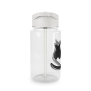White Helmet DJ Helmet Clear Water Bottle 3
