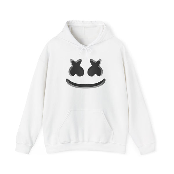 White Helmet DJ Helmet Hoodie White Front