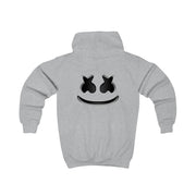 White Helmet DJ Helmet Kids Hoodie 4