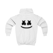 White Helmet DJ Helmet Kids Hoodie 2