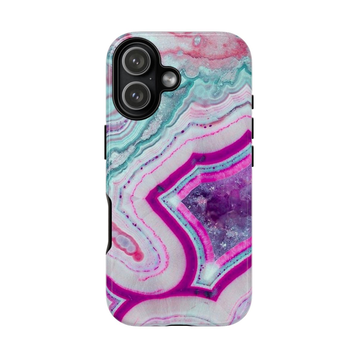 Purple Geode Pattern Phone Case