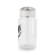 Blue Blur - White Helmet DJ Clear Water Bottle 4