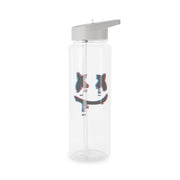 Blue Blur - White Helmet DJ Clear Water Bottle 7