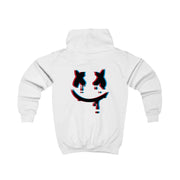 Blue Blur - White Helmet DJ Kids Hoodie 2