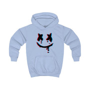 Blue Blur - White Helmet DJ Kids Hoodie 5