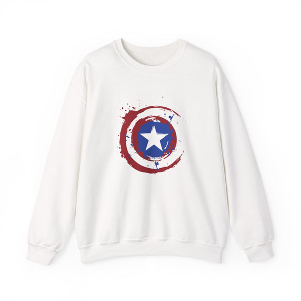 The Shield Sweatshirt White Front
