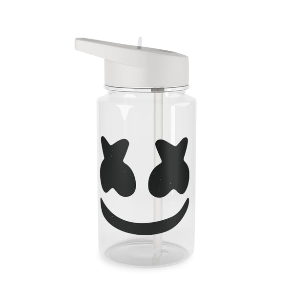 Black And White Helmet In Space  Clear Water Bottle