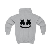 Black And White Helmet In Space  Kids Hoodie 4