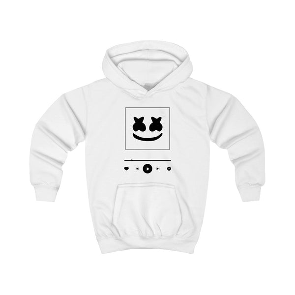 Helmet DJ Album Cover Kids Hoodie White Front