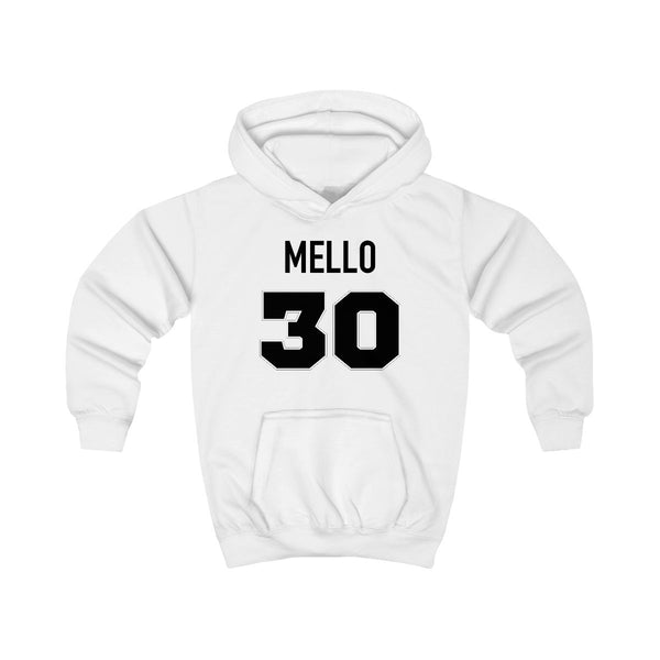 Mello 30  Kids Hoodie White Front