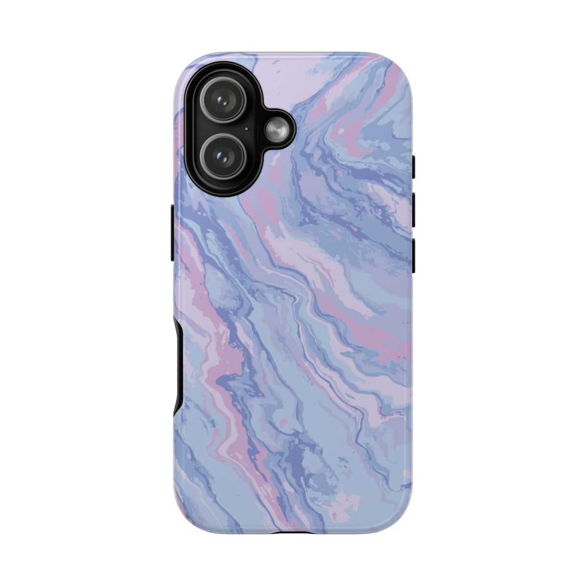 Purple Cloudy Marble Phone Case