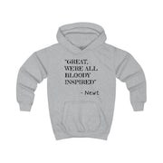 Great, We're All Bloody Inspired - Maze Kids Hoodie 3