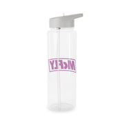 Yellow And Purple - McBand Clear Water Bottle 7