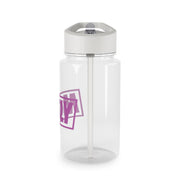 Yellow And Purple - McBand Clear Water Bottle 4