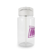 Yellow And Purple - McBand Clear Water Bottle 3