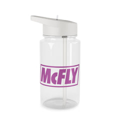 Yellow And Purple - McBand Clear Water Bottle