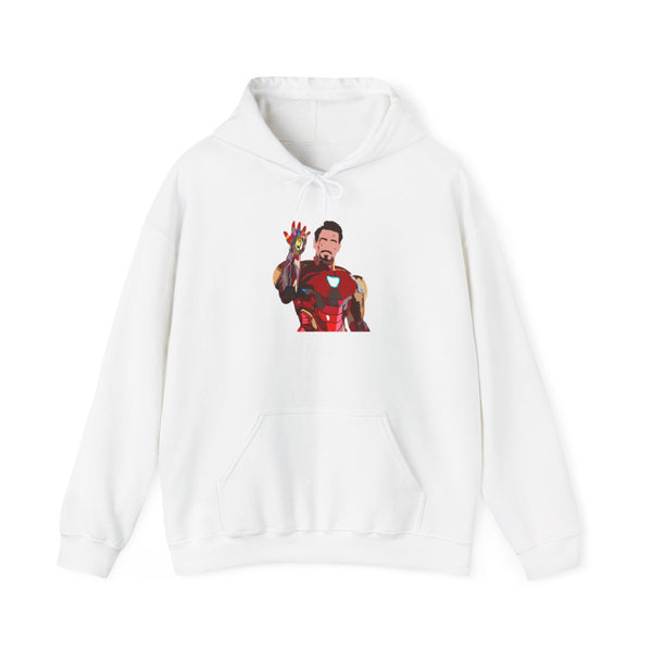 Iron Man Hoodie White Front