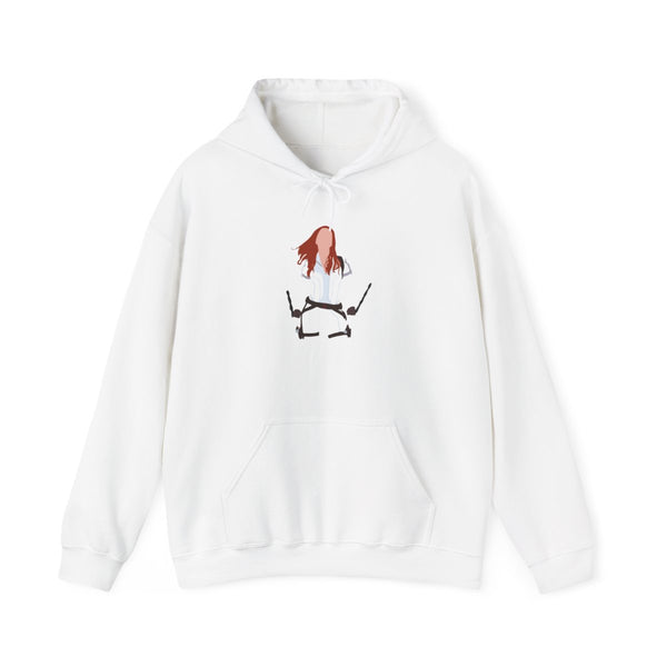 Black Widow Hoodie White Front