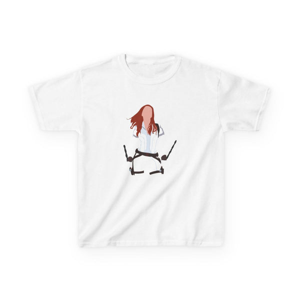 Black Widow Kids T-Shirt White Front