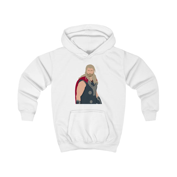Thor Kids Hoodie White Front
