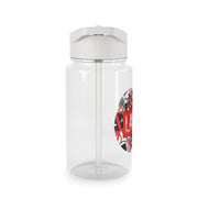 Collage - Personalised Superhero Comic Clear Water Bottle 3