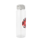Collage - Personalised Superhero Comic Clear Water Bottle 8
